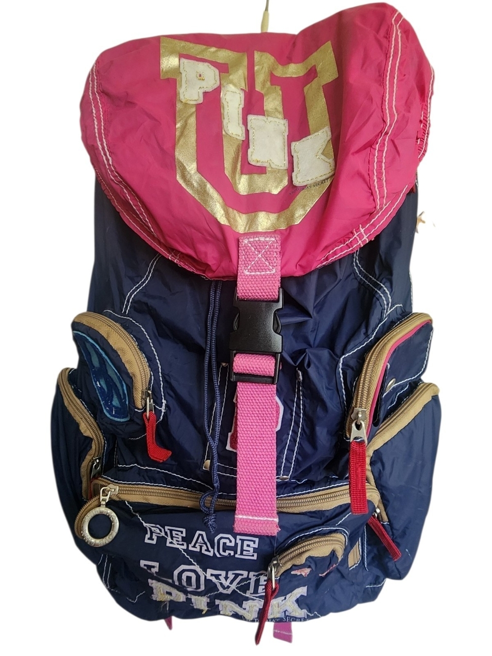 SUPER RARE VINTAGE Victoria's Secret PINK University Campus Backpack - Picture 2 of 7